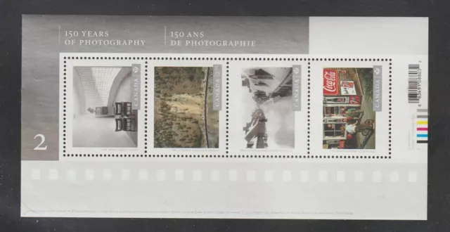 Canada Scott Unitrade 2757 $5.05 Souvenir Sheet Canadian Photography  MNH F - VF