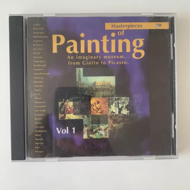 Masterpieces of Painting Vol 1 PC CD ROM - An Imaginary Museum Giotto To Picasso