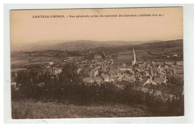 58 Chateau Chinon #10443 Vue Generale Prise Du Sommet Du Calvaire