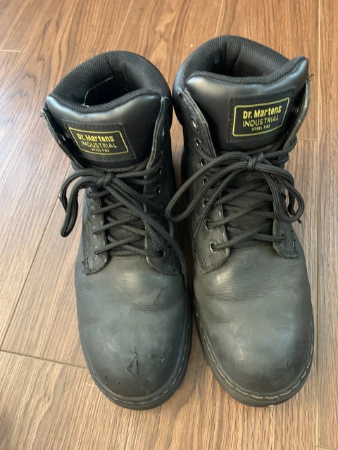 DR DOC MARTENS INDUSTRIAL Ironbridge IM bottes de travail à bout en acier pour hommes taille 9 noires