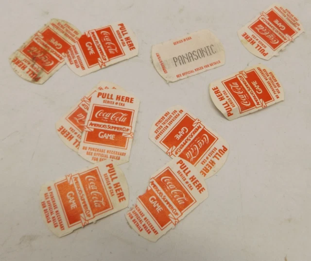 Coca-Cola America's Summer Game Piece Lot 1987