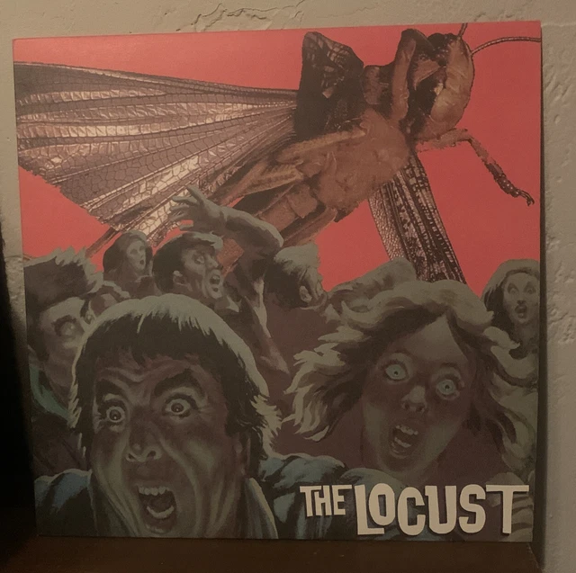 The Locust s/t LP camo vinyl 1998 grind screamo saetia orchid emo punk hardcore