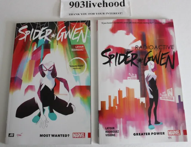 Marvel Now Comics Spider Gwen Vol. 0 & 1 Tpb Trade Paperback Graphic Novel Gn