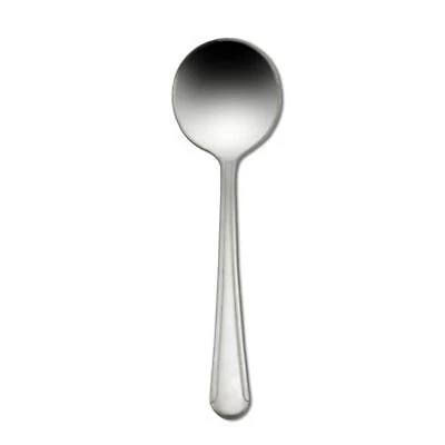 World Tableware 657 016 Med. Wt. Dominion 5.88" Bouillon Spoon - Dozen