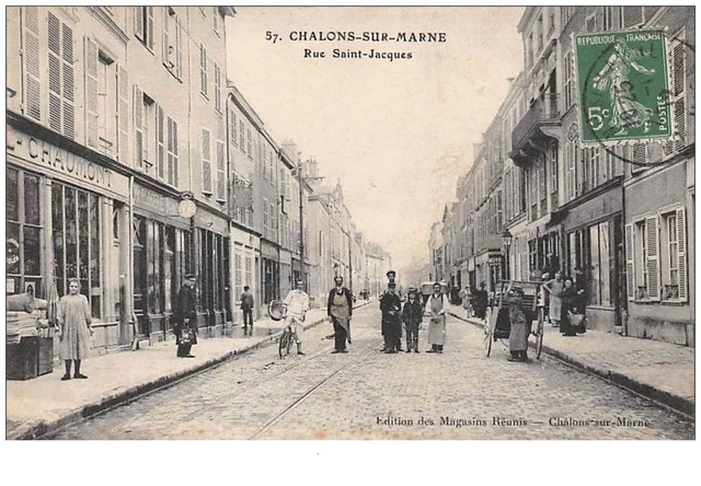 51 . n° 49834 . chalons sur marne.rue saint jacques