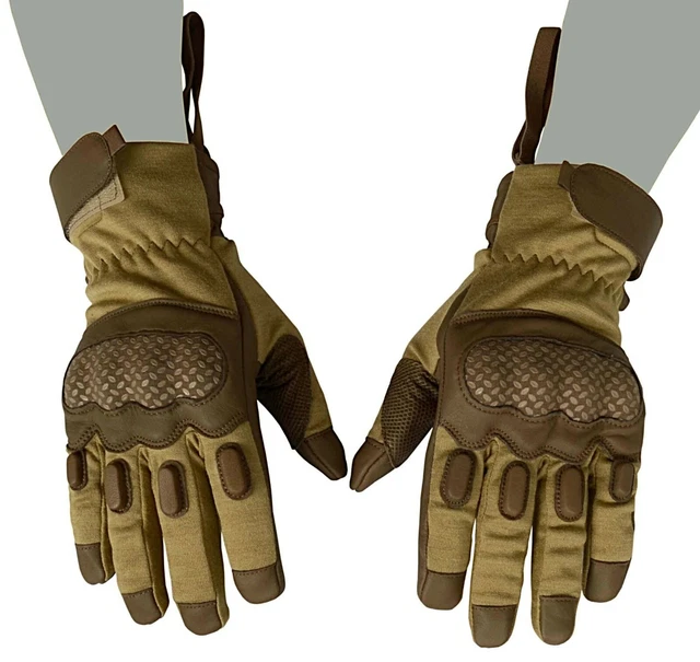 GANTS DE COMBAT coqués coyote armée française de marque ESKA en