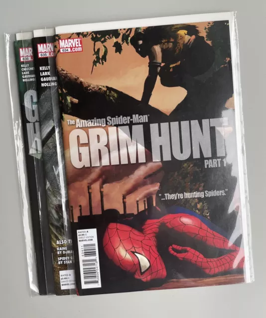 Amazing Spider-Man: Grim Hunt #634-636 (Marvel Comics, 2010)