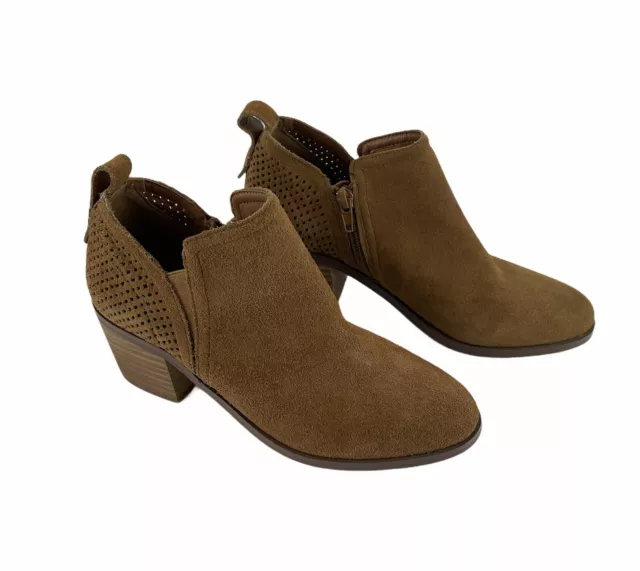 Steve Madden Ruebey Women's Booties Boots Suede Brown Shoes Size 6