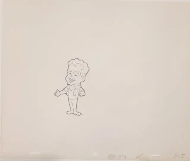 Hanna-Barbera Bill Hanna Pencil Drawing