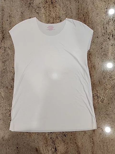 New Women's COMMANDO White Butter Muscle Tee Size L