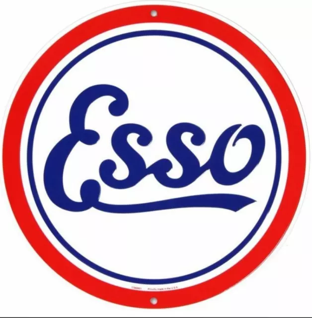 USA XXL US Schild Esso Oil Durchmesser ca. 60 cm