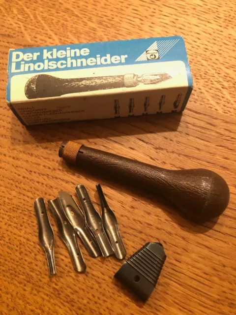 Brause * Der Kleine Linolschneider * Vintage * Ovp - Unbenutzt *