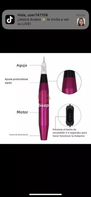 Maquillaje Máquina De Pluma Para Tatuaje 3