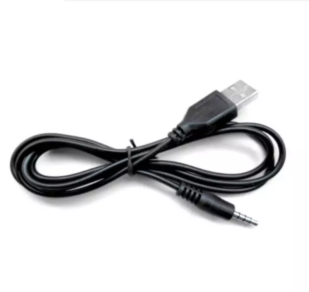 Audio Aux 3.5 mm Jack to USB 2.0 Headphone Cable male to male Lead Wire Cord