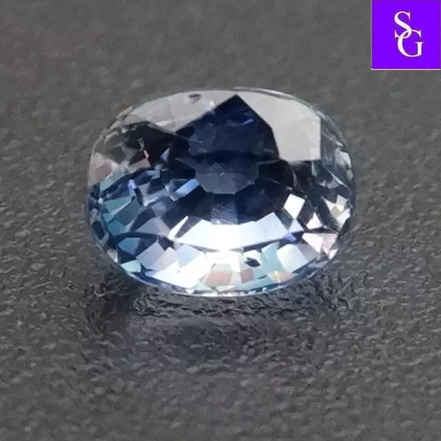 Sri Lankan Natural Faceted 0.90 ct Blue Sapphire "Stunning_Gemstones"