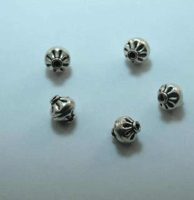 Silber Zwischenteile, Spacer Perlen, Altsilber, DIY Vintage Schmuck, Charms