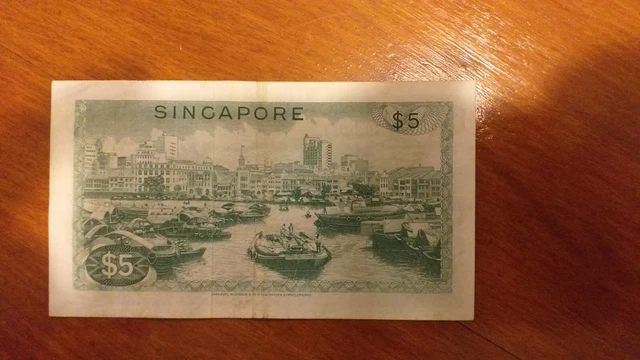 Singapore 5 Dollars 1967