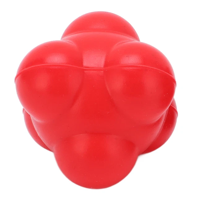 2X Rubber Reaction Bounce Balls Irregular Shape Reaction Balls For Coordin_ss