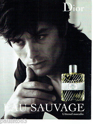 Publicité Advertising 0722 9999    Dior   Sauvage & Johnny Depp  nouveau parfum 