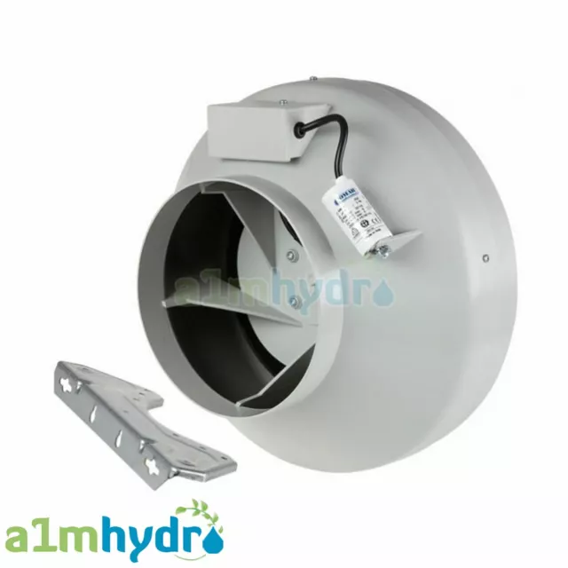 Systemair RVK 6 Inch L1 (150mm) In-Line Ducting Fan (720M3/Hour) Hydroponics