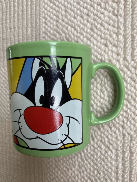 Vintage Warner Bros 1997 Looney Tunes Sylvester Staffordshire Mug