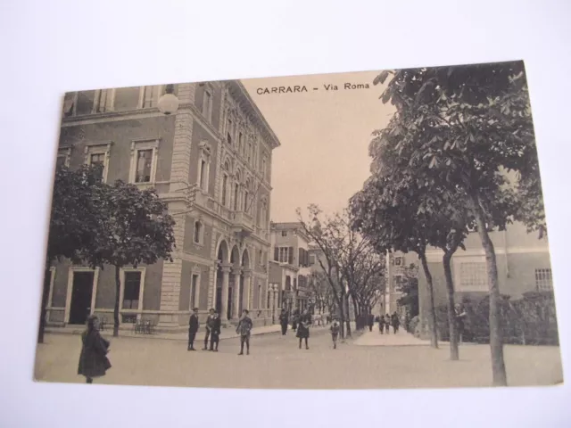 Massa - Carrara Via Roma - spedita f. p. 1912