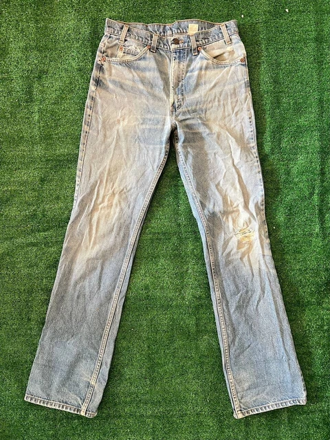 Vintage Levis 560 Orange Tab  Denim Jeans Faded 34x36 fits 32x33 Made in USA