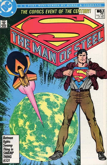 Man of Steel, The (Mini-Series) #1 VF; DC | Superman - John Byrne - we combine s