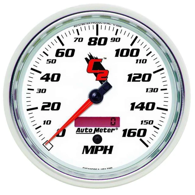 Autometer 7289 C2 Speedometer, 5", 160 MPH , Electric Programmable