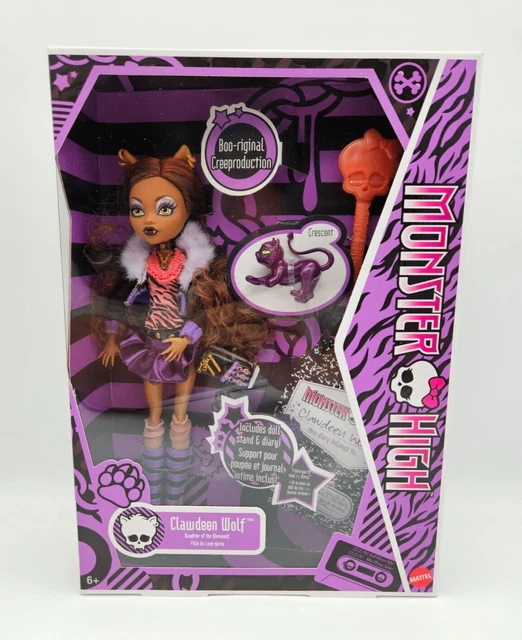 MONSTER HIGH BOO-RIGINAL Creeproduction Clawdeen Wolf Mattel HGC30 EUR ...