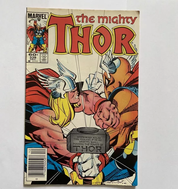 THE MIGHTY THOR # 338 MARVEL COMICS  2ND BETA RAY BILL good