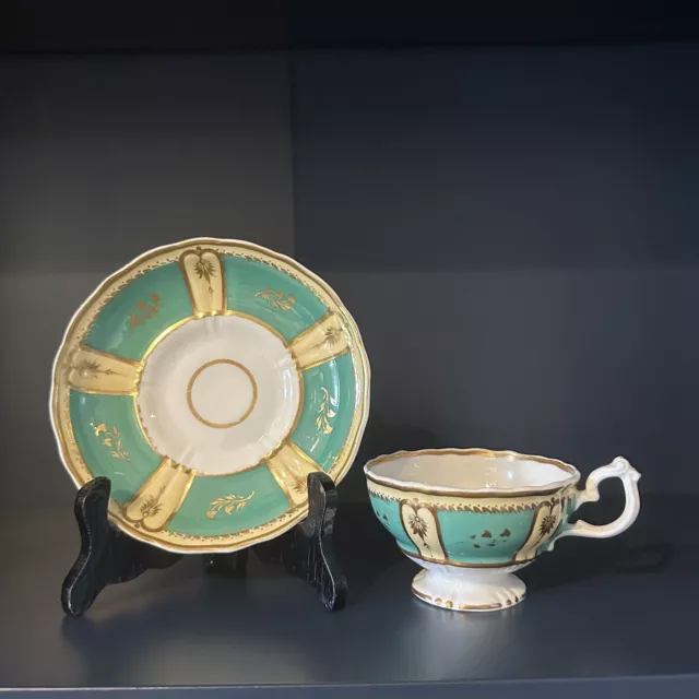 Antique Teacup And Saucer Possibly By Samuel And Alcock