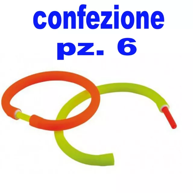 ki 6 pz anello avvisatore segnalatore abboccata plastica visivo scimmiette