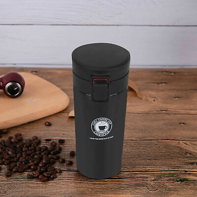 Insulated Travel Coffee Mug Cup Thermal Stainless Steel Flask Vacuum Thermos RY