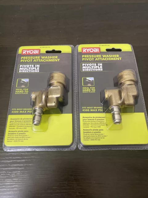 Ryobi Pressure Washer Pivot Attachment 1003-592-195 Set Of 2 New Sealed!