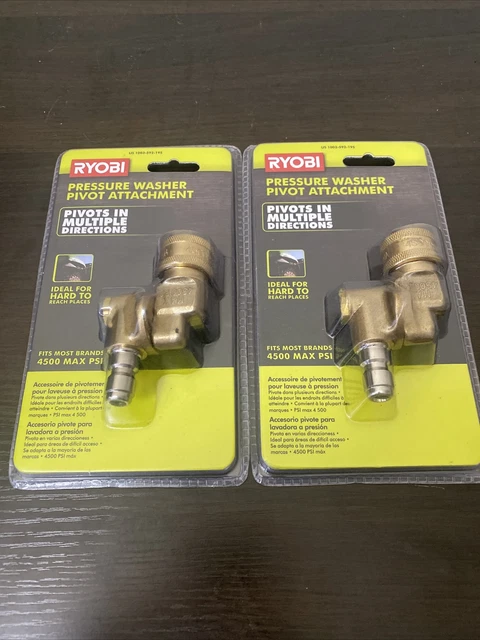 Ryobi Pressure Washer Pivot Attachment 1003-592-195 Set Of 2 New Sealed!