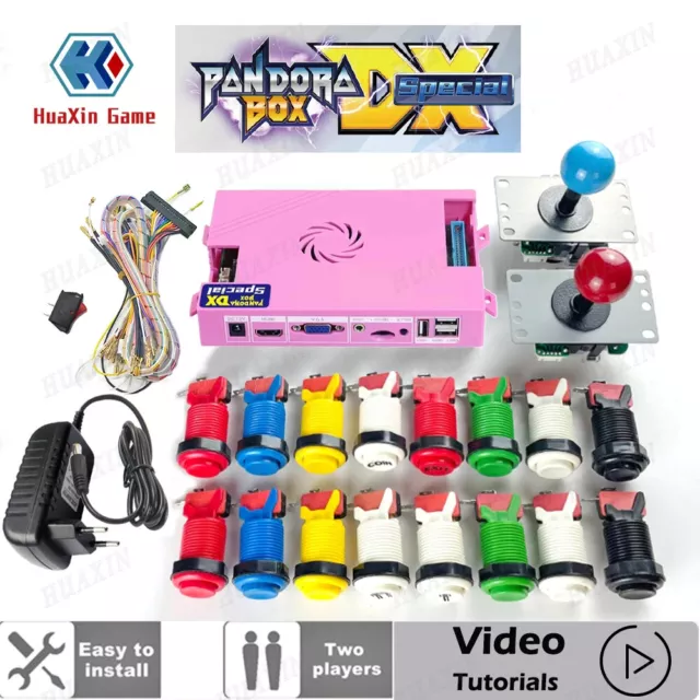 DIY arcade kit Pandora Box DX Special 5000 in 1 can 3D game save record tekke
