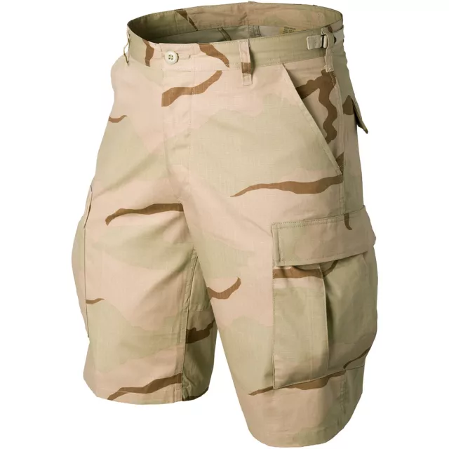 Helikon Genuine Bdu Mens Us Combat Army Cargo Shorts 3-Colour Desert Camo S-3Xl