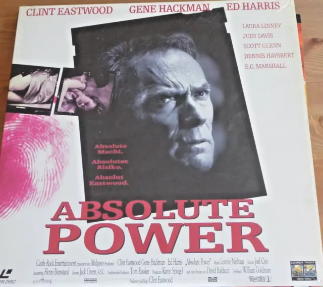 Laserdisc Absolute Power    Clint Eastwood