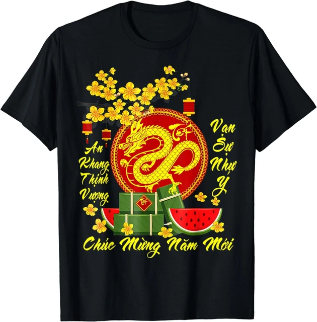 VIETNAMESE LUNAR NEW Year 2024 Tet Viet Chuc Mung Nam Moi Unisex T