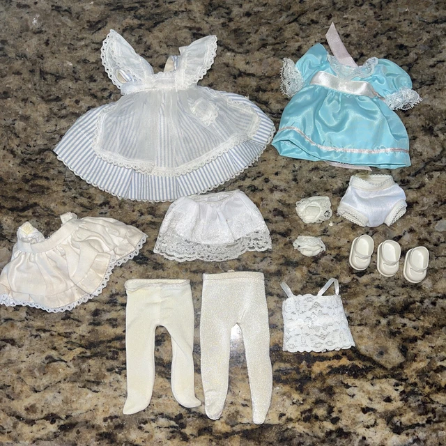 Vintage Vogue Ginny  8 1/2 in Doll Clothes Shoes Socks Lot 1980’s