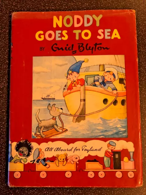 Noddy Goes To Sea - Enid Blyton - 1959 Hardback Book