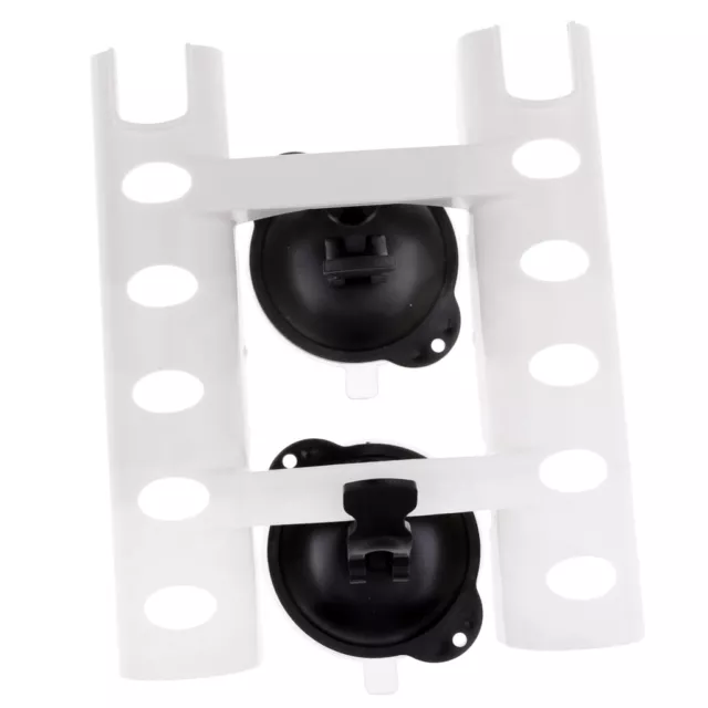 Suction Cup Fishing Rod Rack 2 Tube Rod Holder for Car/Truck/SUV/Fishing Box