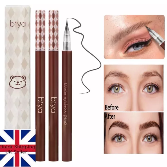 Liquid Eyebrow Pen Waterproof Long Lasting Ultra Thin Drawing Natural Eyebrow