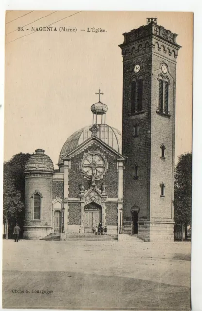 MAGENTA Epernay Dizy  - Marne - CPA 51 - l' église Sainte Marie