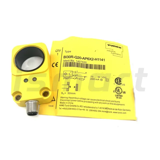 New For Turck Bi30R-Q20-AP6X2-H1141 Inductive Proximity Switch Ring Sensor10-30V