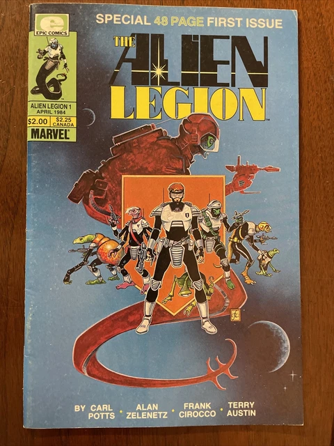 Alien Legion # 1 1st Appearance Marvel Epic Comics 1984