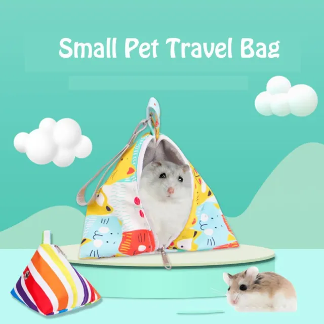 Mochila de viaje al aire libre de mano bolsa para mascotas bolsa para hámster bolsa de transporte para hámster