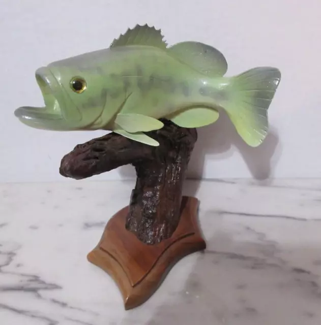 FISH - LARGE Vintage Hand Carved & Painted Wooden Folk Art
