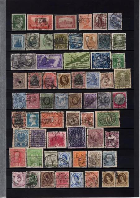 PERFINS Old Stamps Collection Untouched For Years Worldwide Interesting Lot